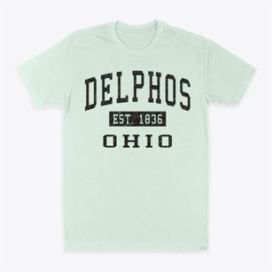 Delphos Ohio Classic Established Classic Dad T-Shirt