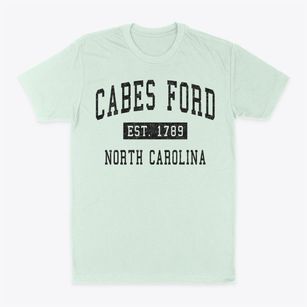 Cabes Ford North Carolina Classic Established Classic Dad T-Shirt