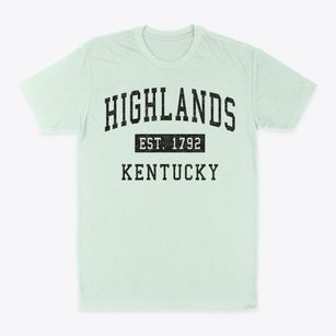 Highlands Kentucky Classic Established Classic Dad T-Shirt