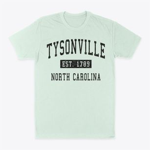 Tysonville North Carolina Classic Established Classic Dad T-Shirt