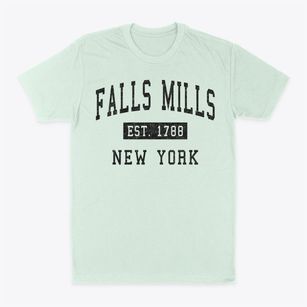 Falls Mills New York Classic Established Classic Dad T-Shirt