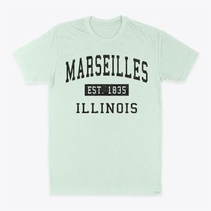 Marseilles Illinois Classic Established Classic Dad T-Shirt