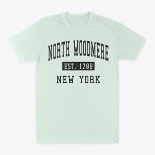North Woodmere New York Classic Established Classic Dad T-Shirt