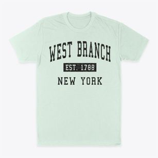 West Branch New York Classic Established Classic Dad T-Shirt
