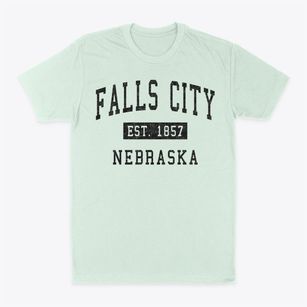 Falls City Nebraska Classic Established Classic Dad T-Shirt