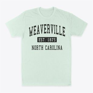 Weaverville North Carolina Classic Established Classic Dad T-Shirt