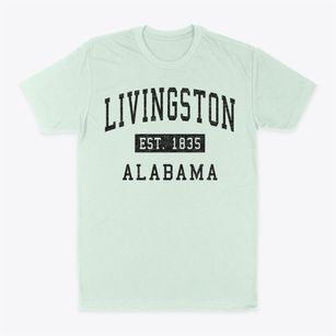 Livingston Alabama Classic Established Classic Dad T-Shirt