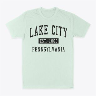 Lake City Pennsylvania Classic Established Classic Dad T-Shirt