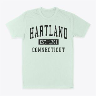 Hartland Connecticut Classic Established Classic Dad T-Shirt