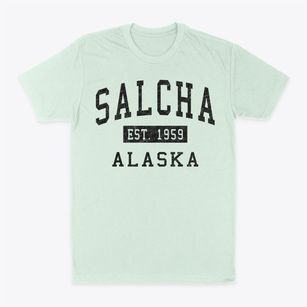 Salcha Alaska Classic Established Classic Dad T-Shirt