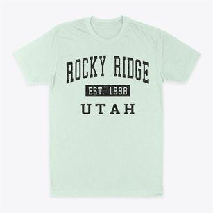 Rocky Ridge Utah Classic Established Classic Dad T-Shirt