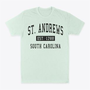St. Andrews South Carolina Classic Established Classic Dad T-Shirt