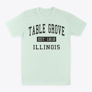 Table Grove Illinois Classic Established Classic Dad T-Shirt