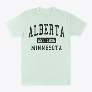 Alberta Minnesota Classic Established Classic Dad T-Shirt