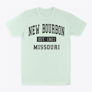 New Bourbon Missouri Classic Established Classic Dad T-Shirt
