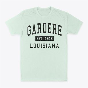 Gardere Louisiana Classic Established Classic Dad T-Shirt