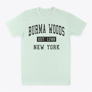 Burma Woods New York Classic Established Classic Dad T-Shirt