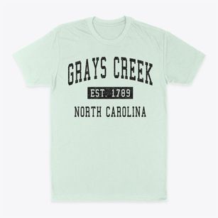Grays Creek North Carolina Classic Established Classic Dad T-Shirt