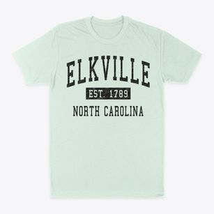 Elkville North Carolina Classic Established Classic Dad T-Shirt