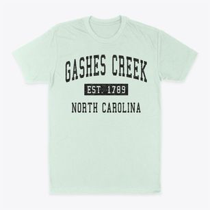 Gashes Creek North Carolina Classic Established Classic Dad T-Shirt