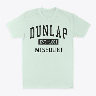 Dunlap Missouri Classic Established Classic Dad T-Shirt