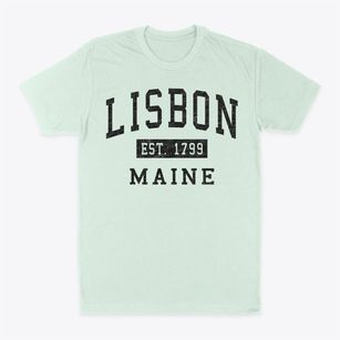 Lisbon Maine Classic Established Classic Dad T-Shirt