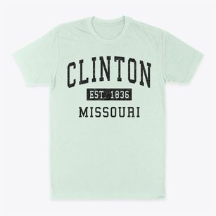 Clinton Missouri Classic Established Classic Dad T-Shirt