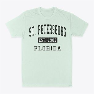 St. Petersburg Florida Classic Established Classic Dad T-Shirt