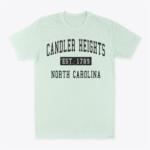 Candler Heights North Carolina Classic Established Classic Dad T-Shirt