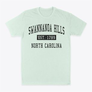 Swannanoa Hills North Carolina Classic Established Classic Dad T-Shirt