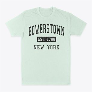 Bowerstown New York Classic Established Classic Dad T-Shirt