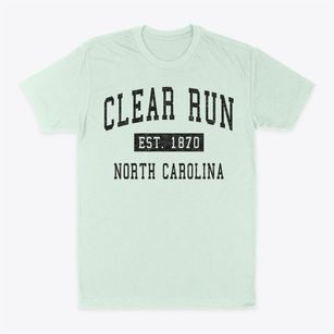 Clear Run North Carolina Classic Established Classic Dad T-Shirt