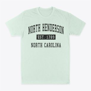 North Henderson North Carolina Classic Established Classic Dad T-Shirt
