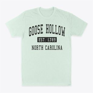 Goose Hollow North Carolina Classic Established Classic Dad T-Shirt