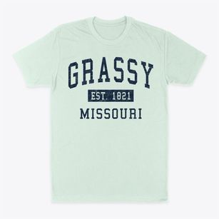 Grassy Missouri Classic Established Classic Dad T-Shirt