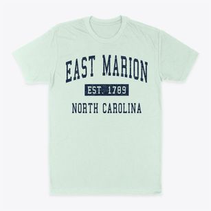East Marion North Carolina Classic Established Classic Dad T-Shirt