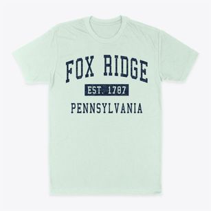 Fox Ridge Pennsylvania Classic Established Classic Dad T-Shirt