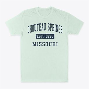 Chouteau Springs Missouri Classic Established Classic Dad T-Shirt