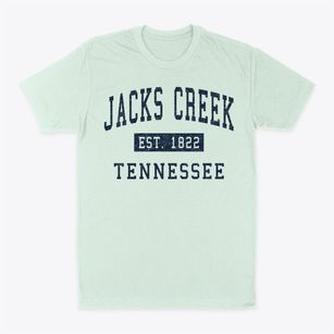 Jacks Creek Tennessee Classic Established Classic Dad T-Shirt
