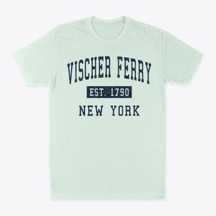 Vischer Ferry New York Classic Established Classic Dad T-Shirt