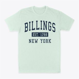 Billings New York Classic Established Classic Dad T-Shirt