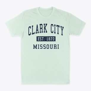Clark City Missouri Classic Established Classic Dad T-Shirt