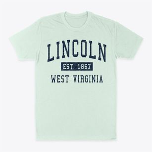Lincoln West Virginia Classic Established Classic Dad T-Shirt