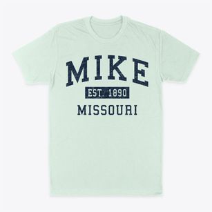 Mike Missouri Classic Established Classic Dad T-Shirt