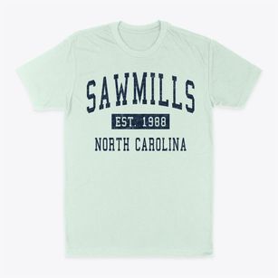 Sawmills North Carolina Classic Established Classic Dad T-Shirt