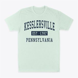 Kesslersville Pennsylvania Classic Established Classic Dad T-Shirt
