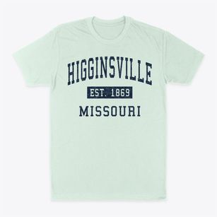 Higginsville Missouri Classic Established Classic Dad T-Shirt