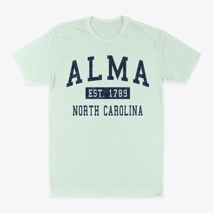 Alma North Carolina Classic Established Classic Dad T-Shirt