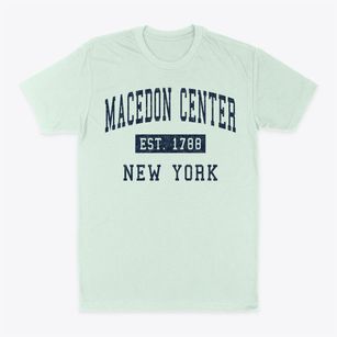 Macedon Center New York Classic Established Classic Dad T-Shirt