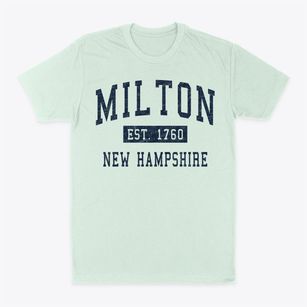 Milton New Hampshire Classic Established Classic Dad T-Shirt